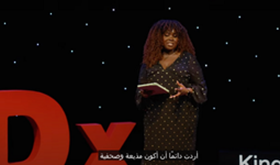 Too dark for daytime TV | Afua Hagan | TEDxKingstonUponThames
