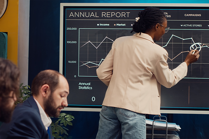 Seven Metric KPI Dashboard Slide From A Board AI Report With Pre AI