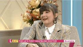 Deafblind Doctor Says Colleagues Have Had a 'Disappointing' Reaction to Her Disability | Lorraine