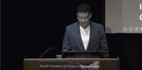 Lee Chambers speaking at the Kavli Frontiers of Science - National Academy of Sciences