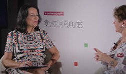 Presence in Virtual Space - Rebecca Allen w/ Ghislaine Boddington | Virtual Futures Stage
